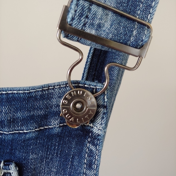 Jeaniologie Denim Overalls Skinny Fit Size 6 - Picture 13 of 16